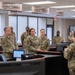 Chaplain (Maj. Gen.) Randall Kitchens and Chief Master Sgt. Sadie Chambers visit Air Force Mortuary Affairs Operations