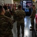 Chaplain (Maj. Gen.) Randall Kitchens and Chief Master Sgt. Sadie Chambers visit Air Force Mortuary Affairs Operations