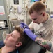 U.S. Navy Sailor Removes Medical Staples