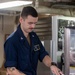 U.S. Navy Sailor Mixes Coffee