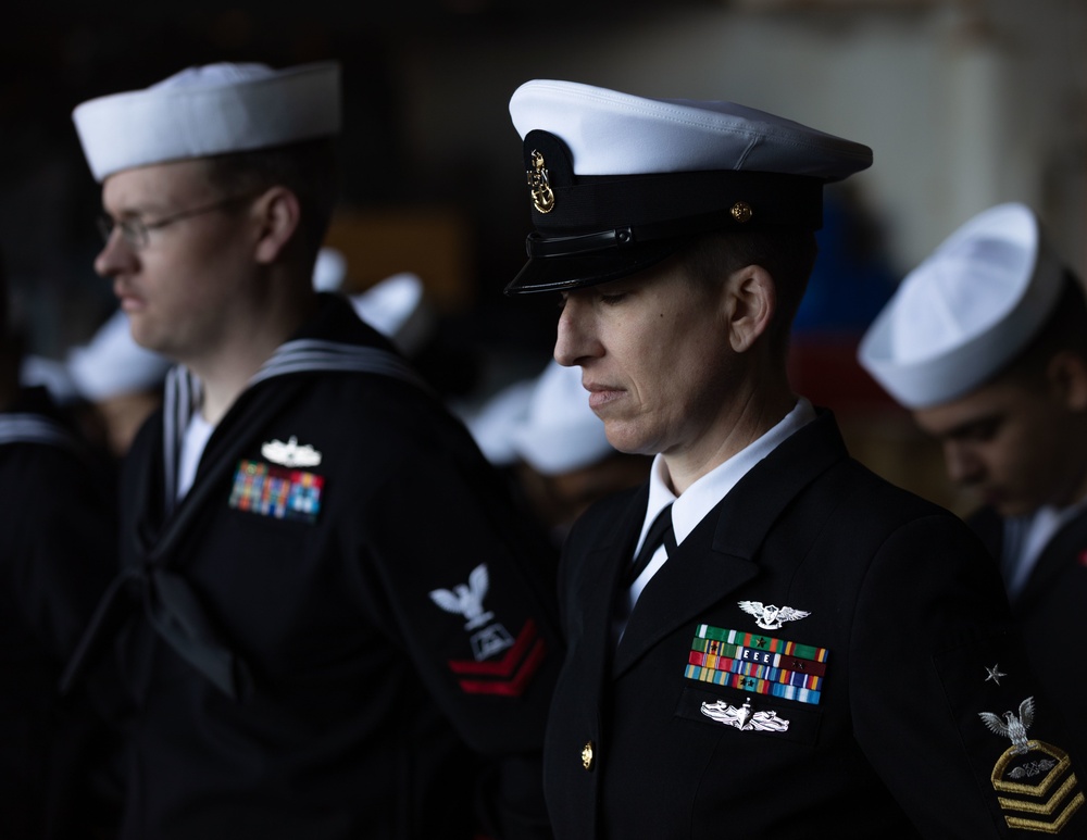 Kearsarge Conducts a Burial-at-Sea