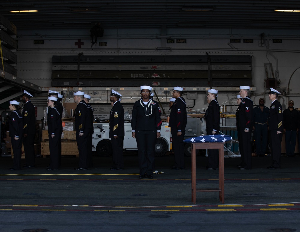 Kearsarge Conducts a Burial-at-Sea