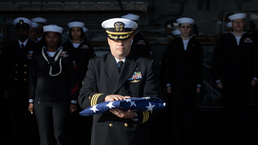 Kearsarge Conducts a Burial-at-Sea