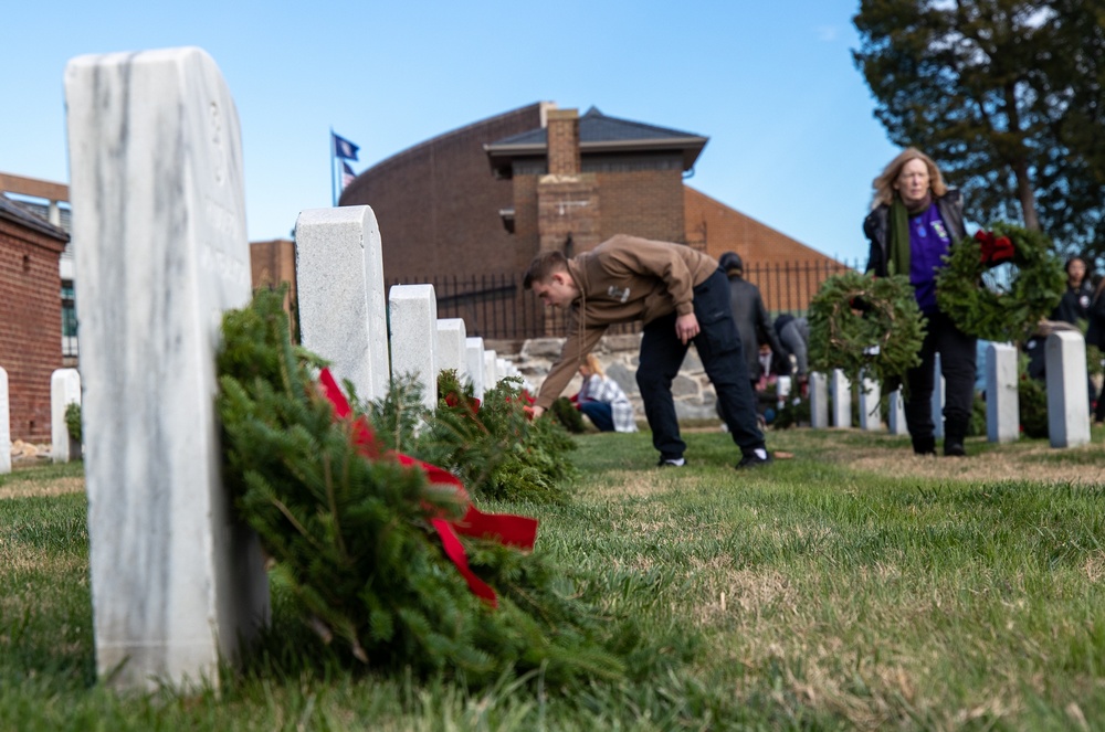 Wreath Across America at Hampton National Cemetery