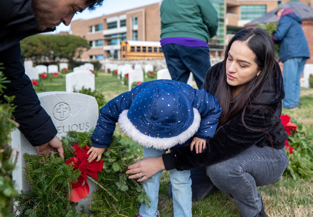 Wreath Across America at Hampton National Cemetery