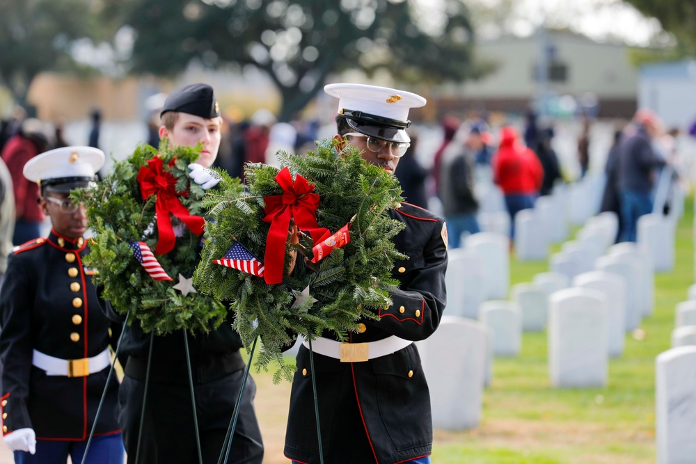 Wreath Across America at Hampton National Cemetery