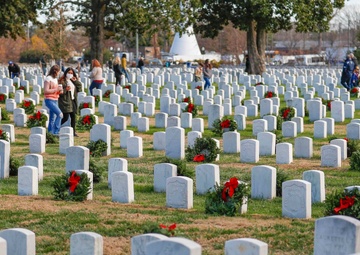 Wreath Across America at Hampton National Cemetery