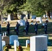 Military Funeral Honors with Funeral Escort are Conducted for U.S. Air Force Col. (ret.) Charles Vasiliadis in Section 7