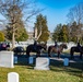 Military Funeral Honors with Funeral Escort are Conducted for U.S. Air Force Col. (ret.) Charles Vasiliadis in Section 7