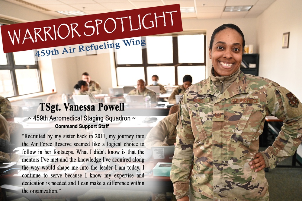 The 459th Air Refueling Wing Warrior Spotlight for January 2023