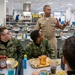 Recruit Training Command Triad Visits Recruits During Lunch