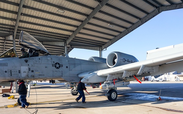 127th AMXS Performs Post-Flight Maintenance at Selfridge