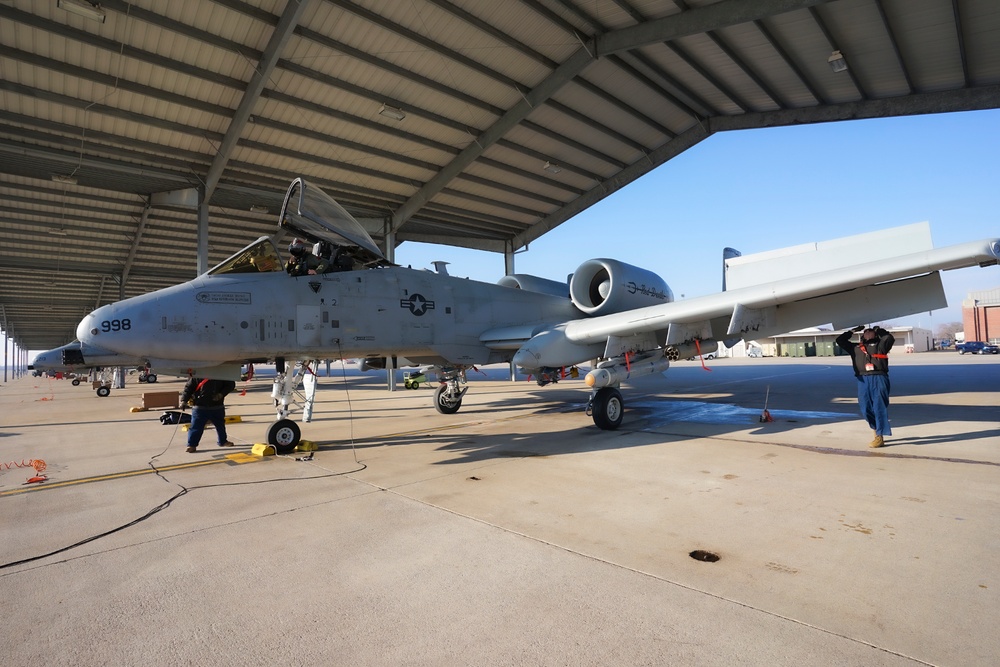 127th AMXS Performs Post-Flight Maintenance at Selfridge