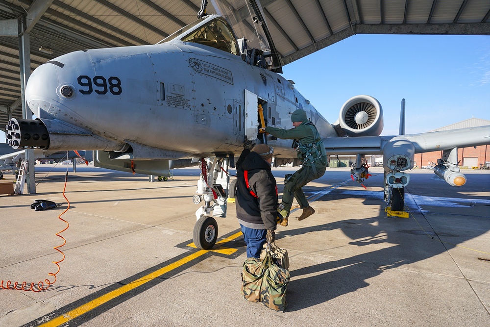 127th AMXS Performs Post-Flight Maintenance at Selfridge