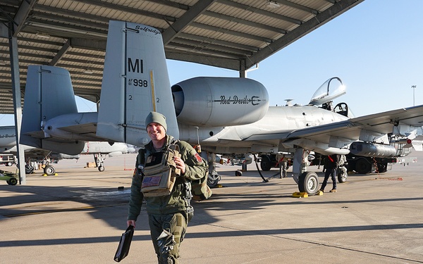 127th AMXS Performs Post-Flight Maintenance at Selfridge