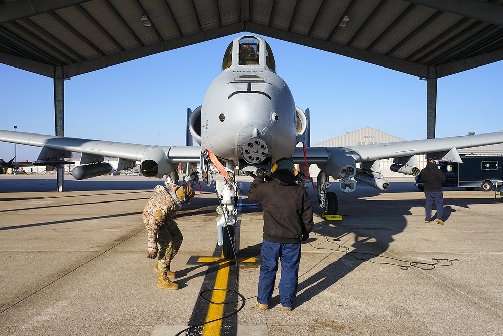 127th Aircraft Maintenance Squadron Performs Post-Fight Maintenance at Selfridge