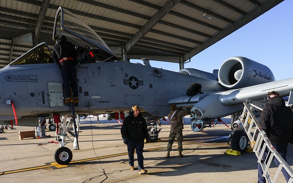 127th AMXS Performs Post-Flight Maintenance at Selfridge