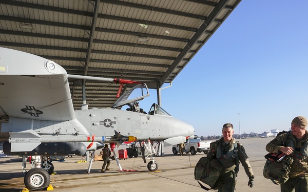 127th AMXS Performs Post-Flight Maintenance at Selfridge