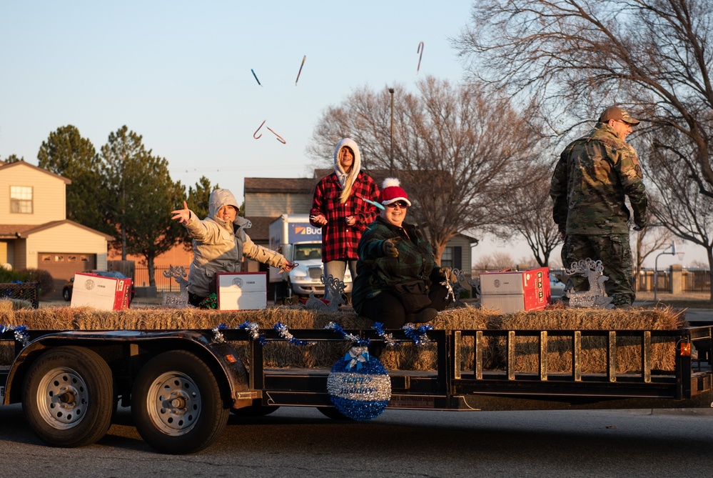 Team McConnell families enjoy Holiday Motorcade