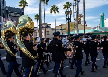 3rd Infantry Division Band marches through Universal Orlando