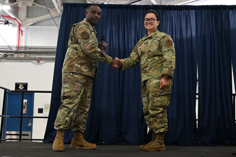 Air National Guard Command Chief visits the 129th Rescue Wing