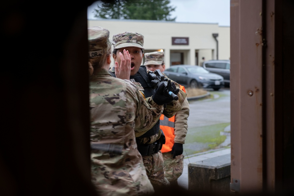 Practice Makes Professionals: Washington National Guard MPs train for active shooter situation