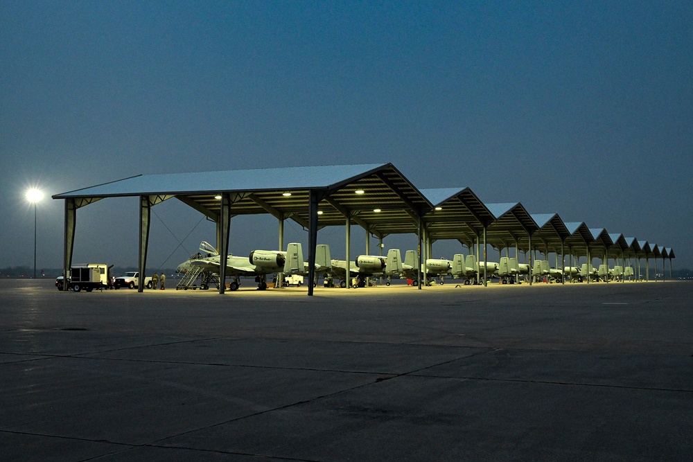 Morning at Selfridge Air National Guard Base