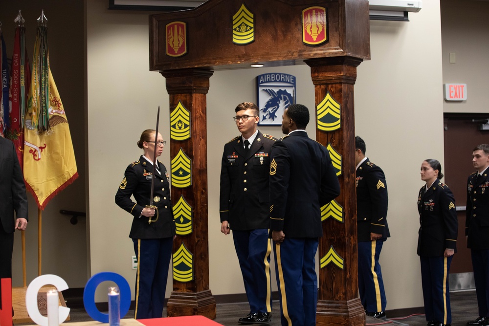 18th Field Artillery Brigade Noncommissioned Officer Induction Ceremony