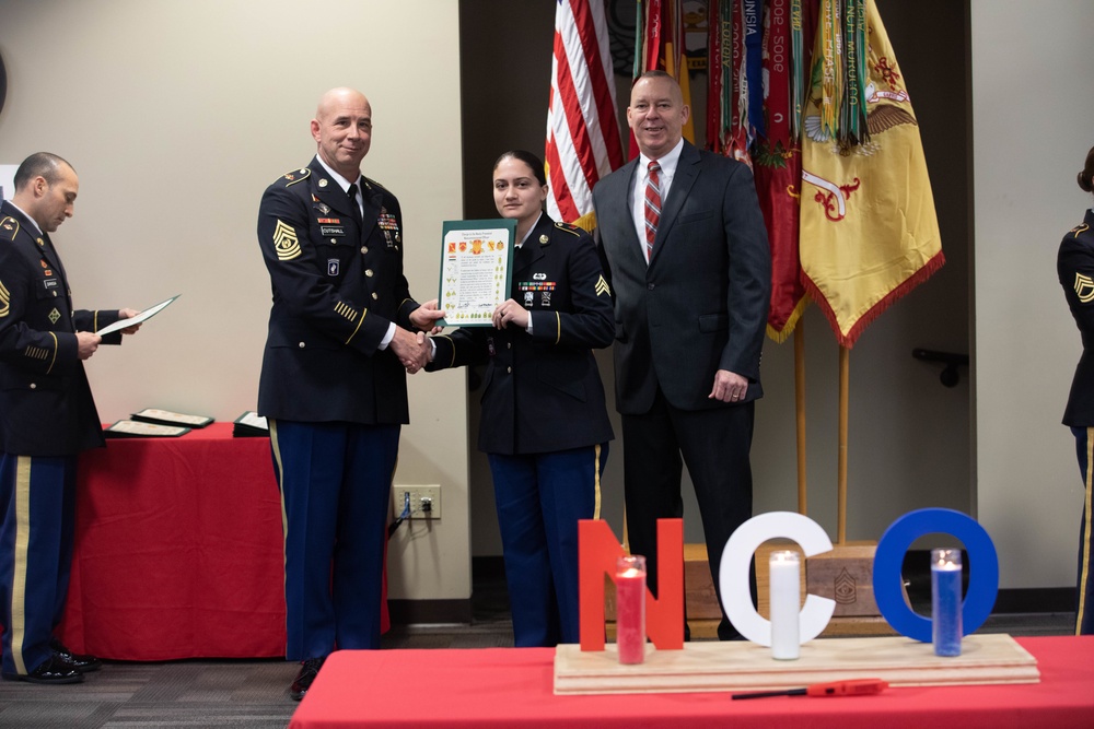 18th Field Artillery Brigade Noncommissioned Officer Induction Ceremony