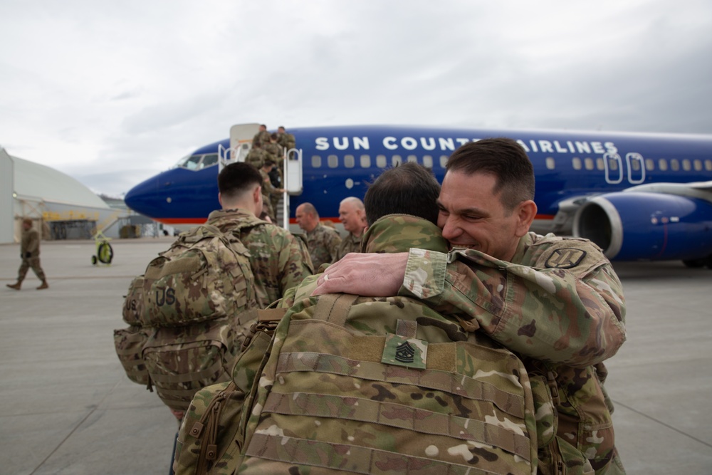 Soldiers from the Utah National Guard’s Main Command Post Operation Detachment deploy in support of U.S. European Command