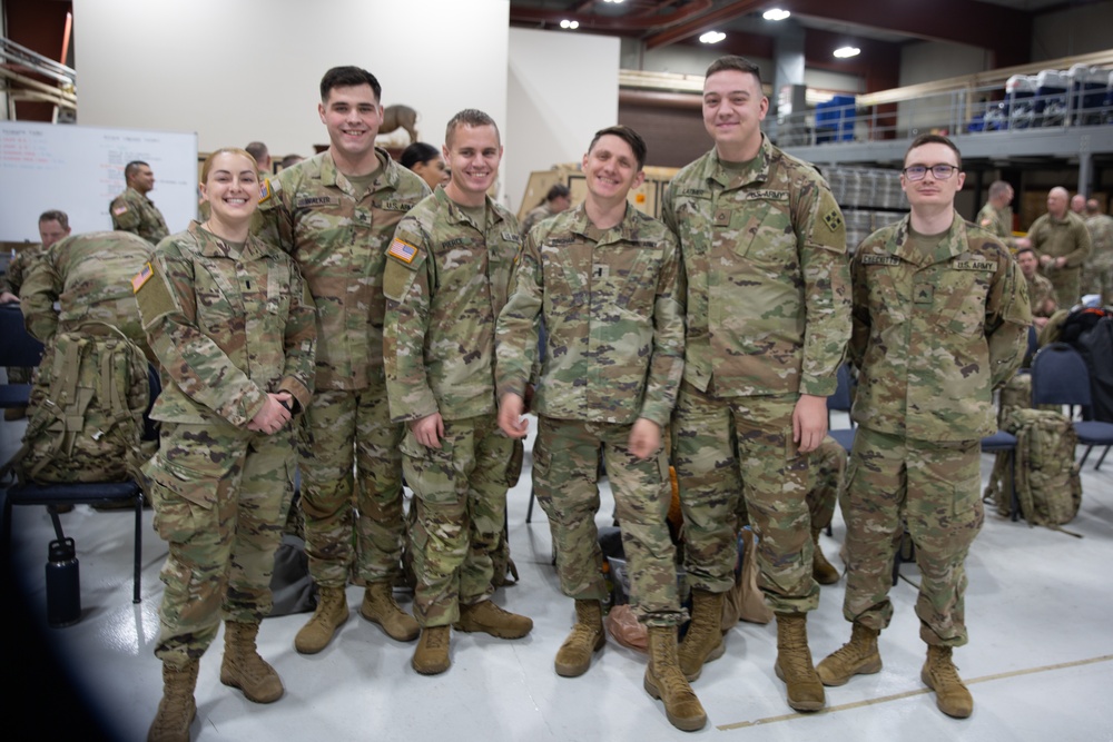 Soldiers from the Utah National Guard’s Main Command Post Operation Detachment deploy in support of U.S. European Command