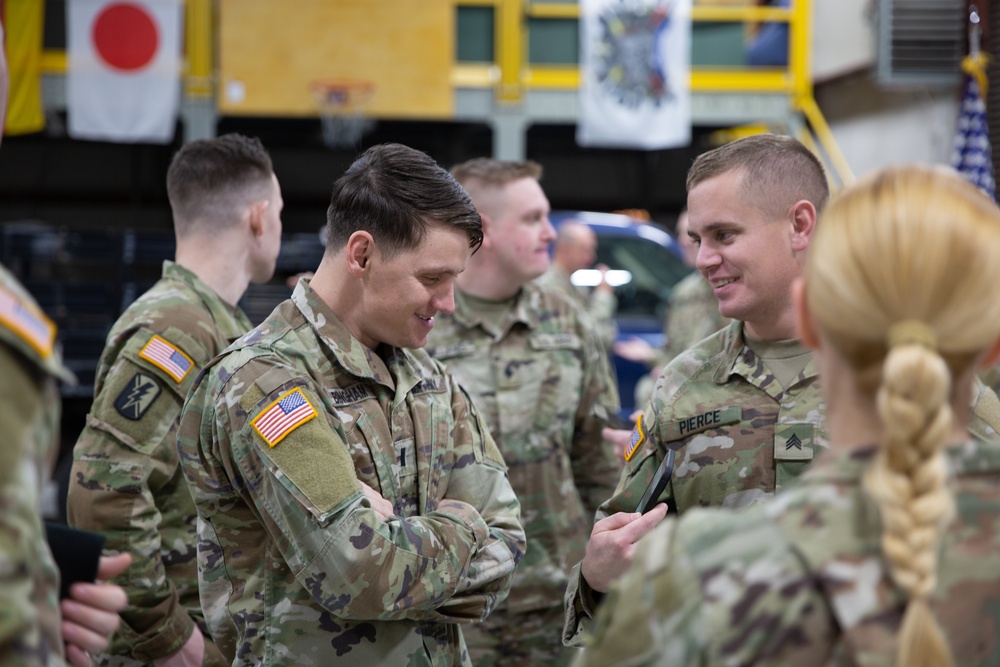 Soldiers from the Utah National Guard’s Main Command Post Operation Detachment deploy in support of U.S. European Command