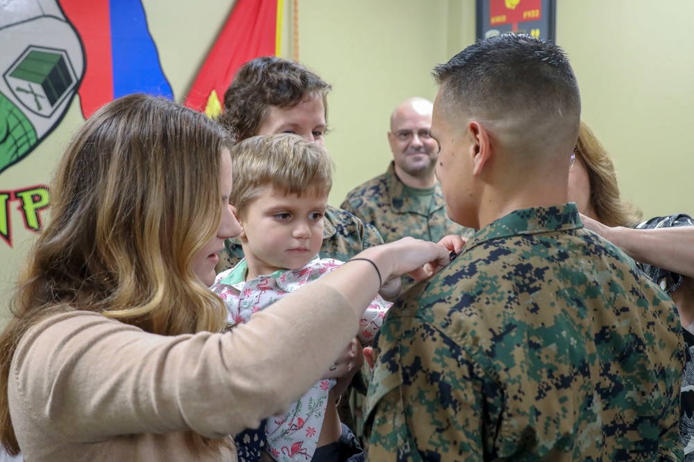 Master Sgt. Zapata promotion ceremony