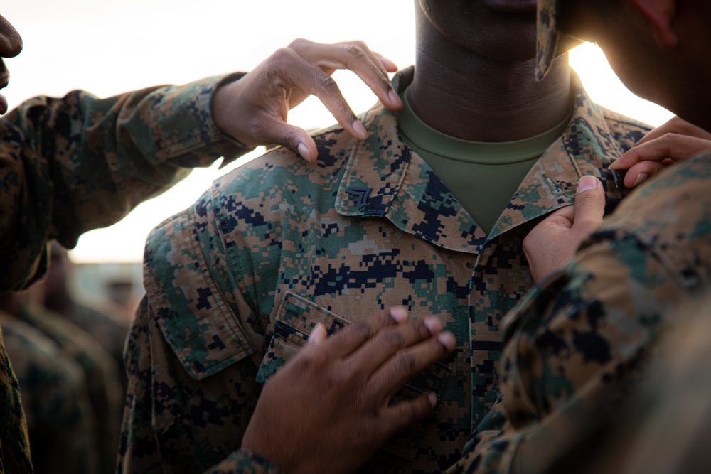Lance Cpl. Emmanuel T. Payne Jr. Promotion Ceremony
