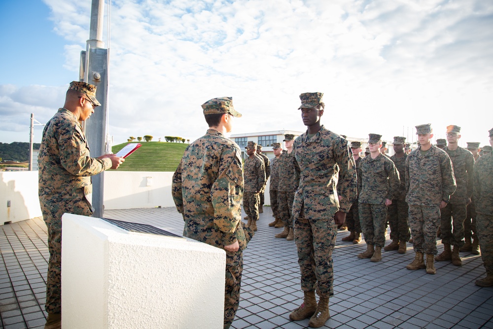 Lance Cpl. Emmanuel T. Payne Jr. Promotion Ceremony