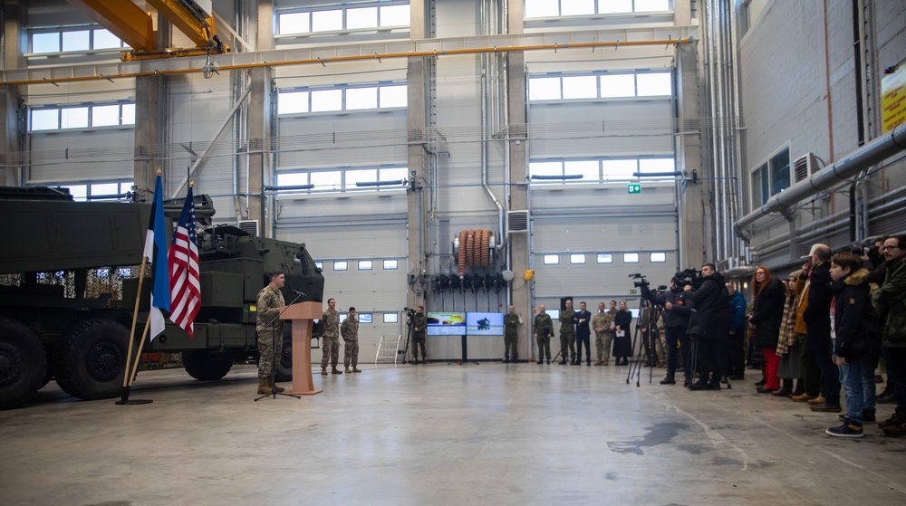 U.S. Army Showcases HIMARS in Estonia