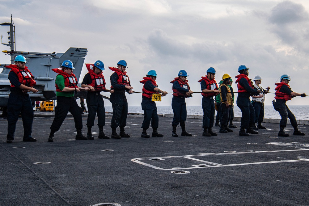 Nimitz Conducts Fueling-at-Sea