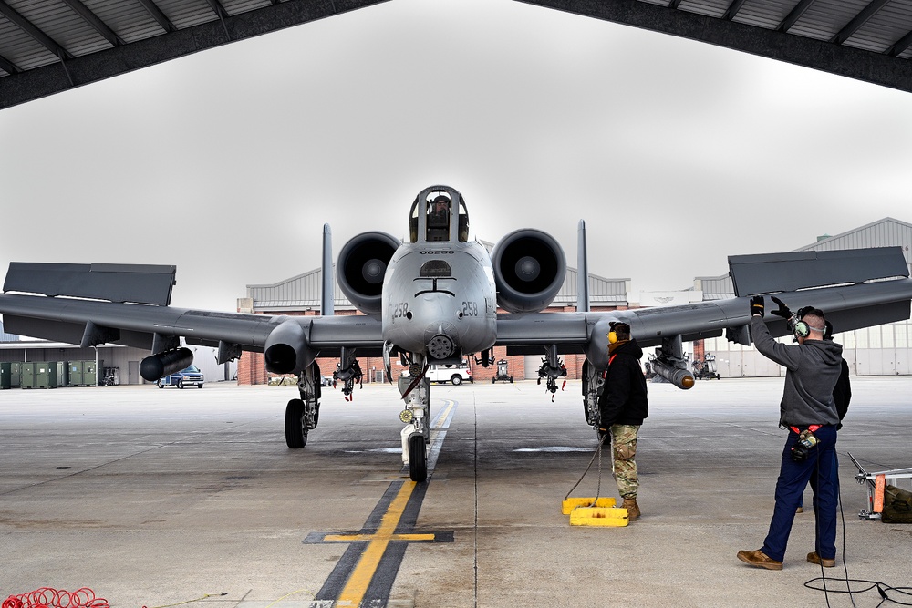 127th AMXS Performs Post-Flight Maintenance at Selfridge