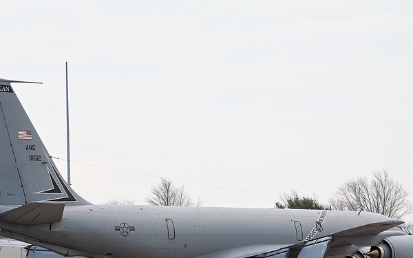 Recovering a KC-135 From Flight-Operations at Selfridge
