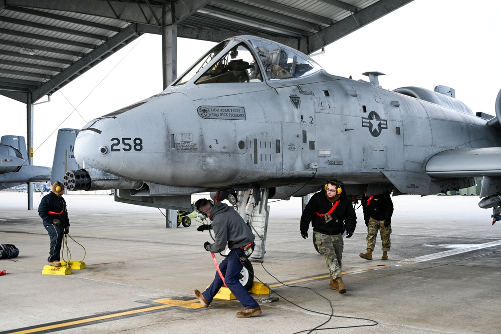 127th AMXS Performs Post-Flight Maintenance at Selfridge