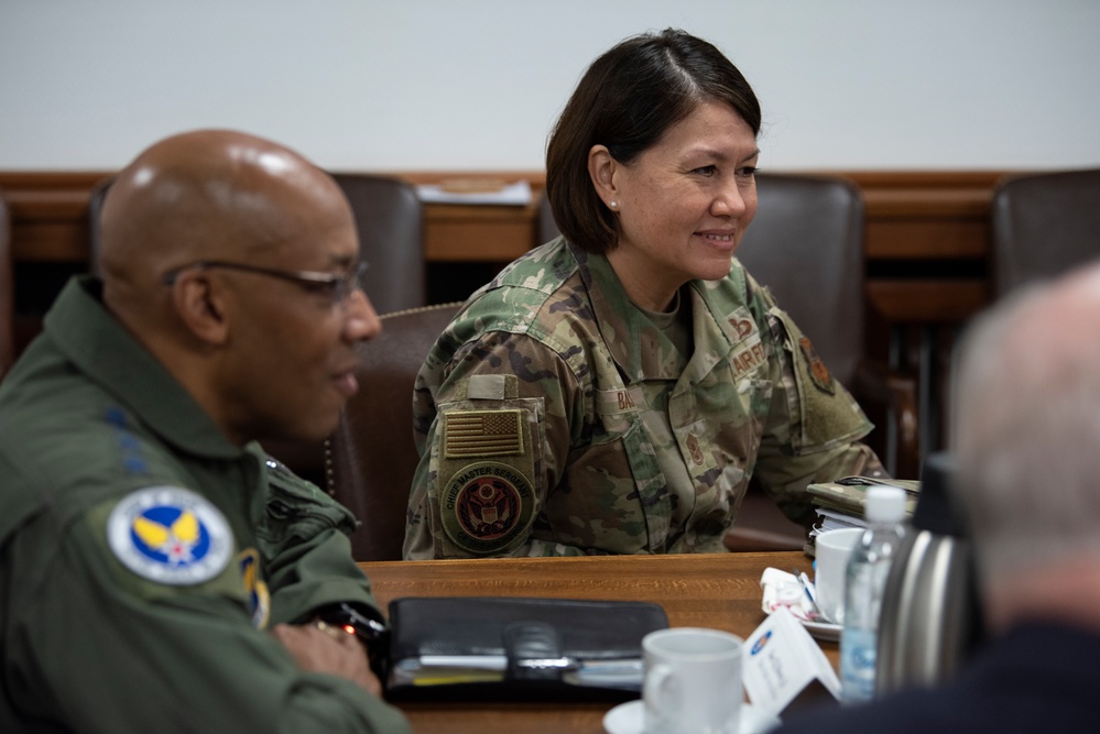 CSAF and CMSAF visit Spangdahlem AB