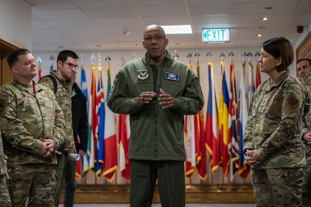 CSAF and CMSAF visit Spangdahlem AB