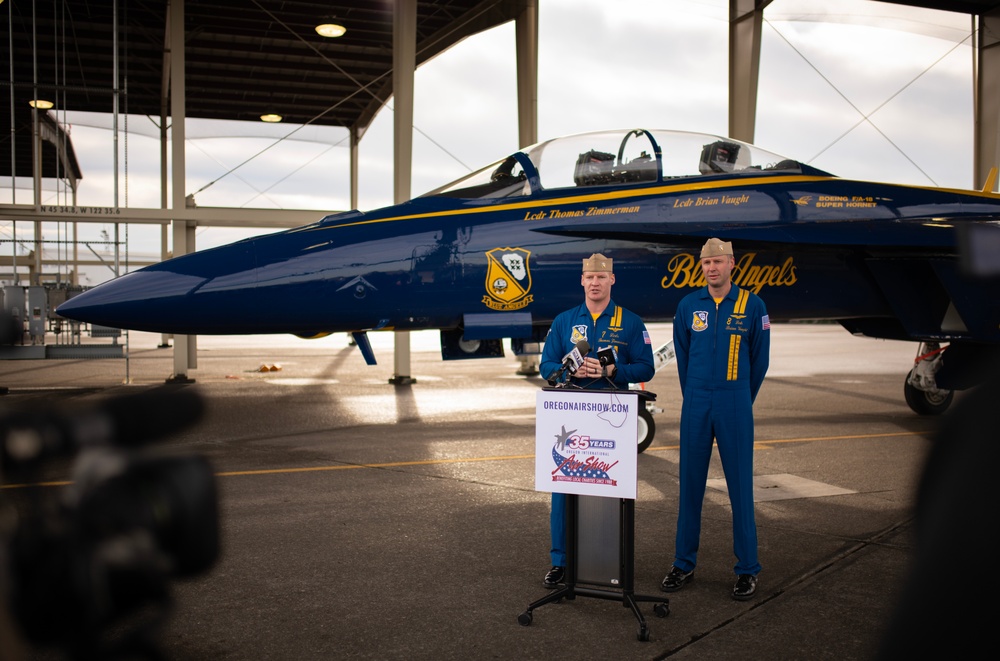 U.S. Navy Blue Angels conduct site survey at PANG