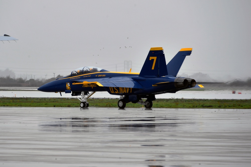 Blue Angel #7 visits Point Mugu