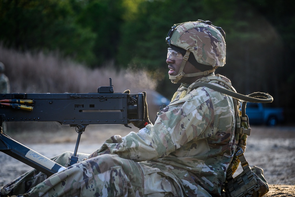 102nd Cavalry M2 machine gun zero range