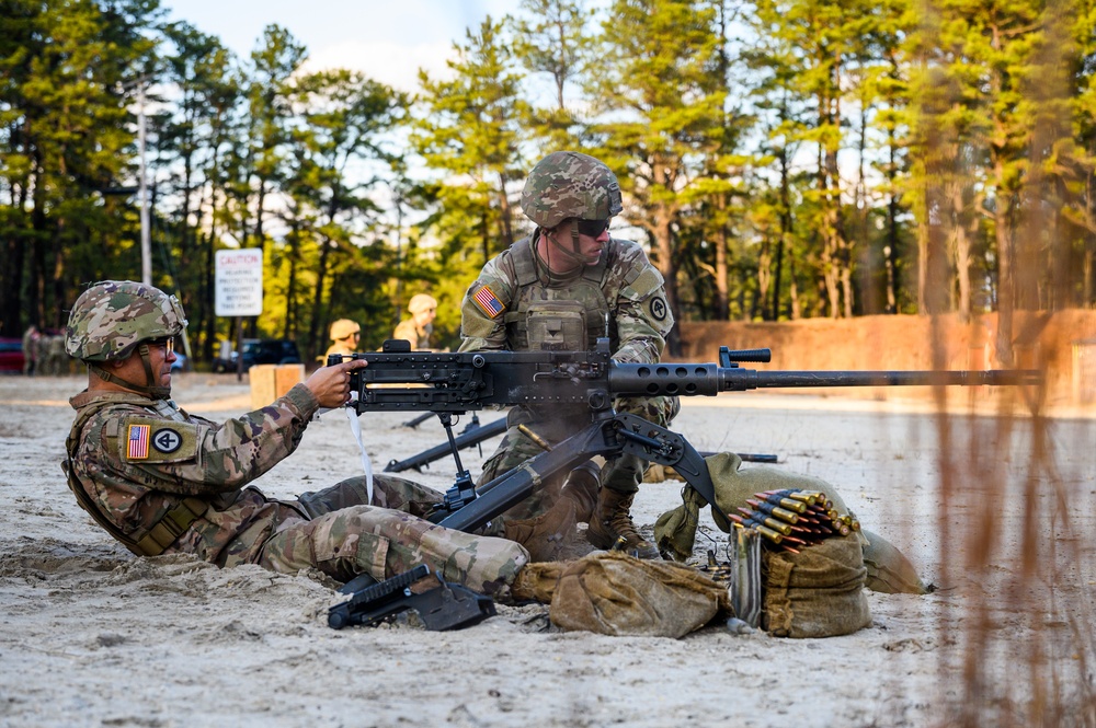 102nd Cavalry M2 machine gun zero range