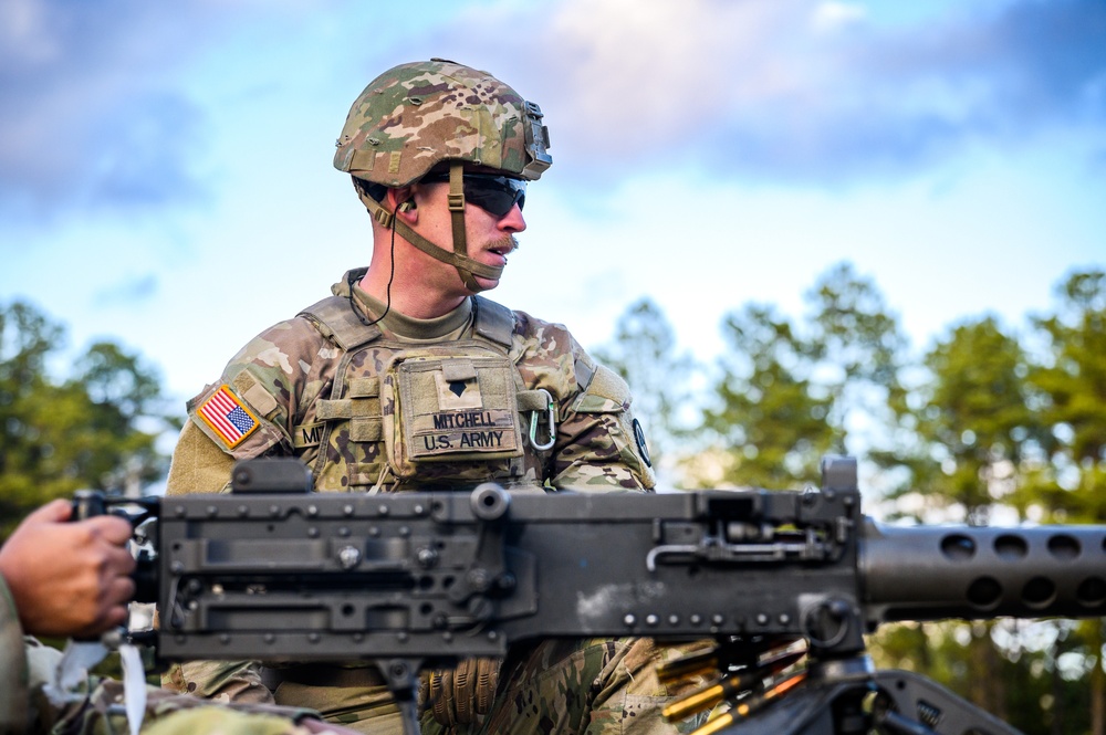 102nd Cavalry M2 machine gun zero range