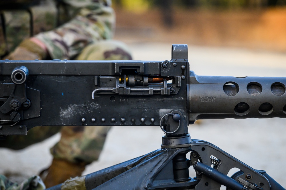 102nd Cavalry M2 machine gun zero range