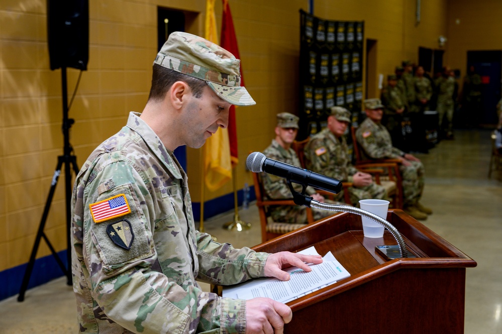 Recruiting and Retention Battalion Change of Command