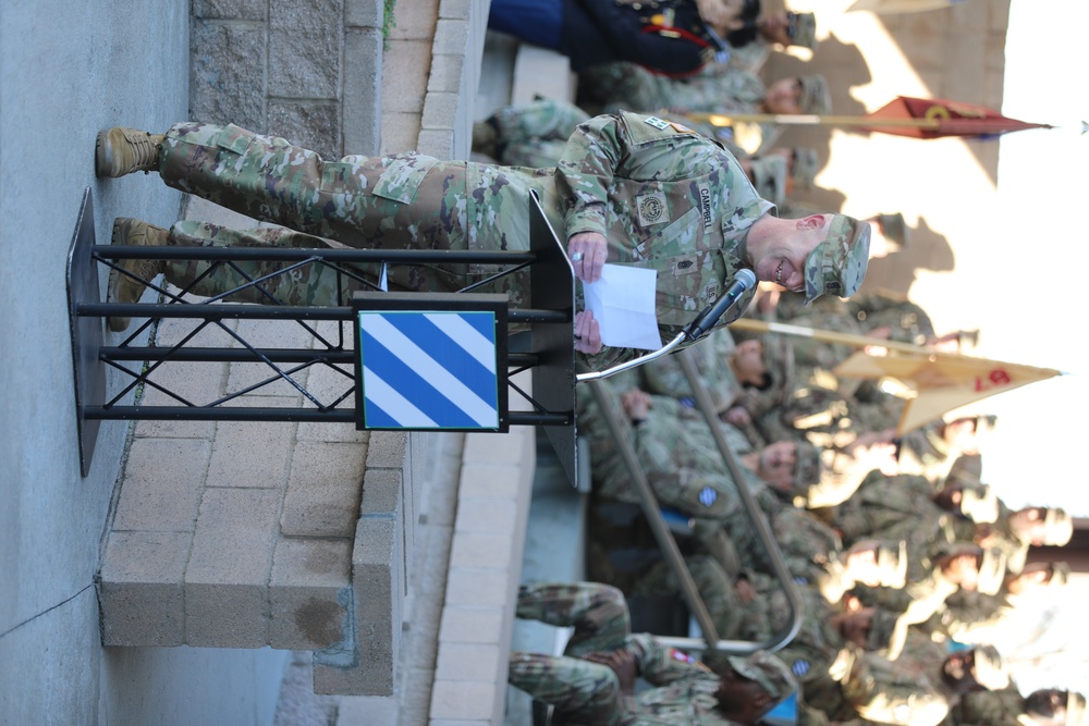 3rd Division Sustainment Brigade Change in Responsibility Ceremony